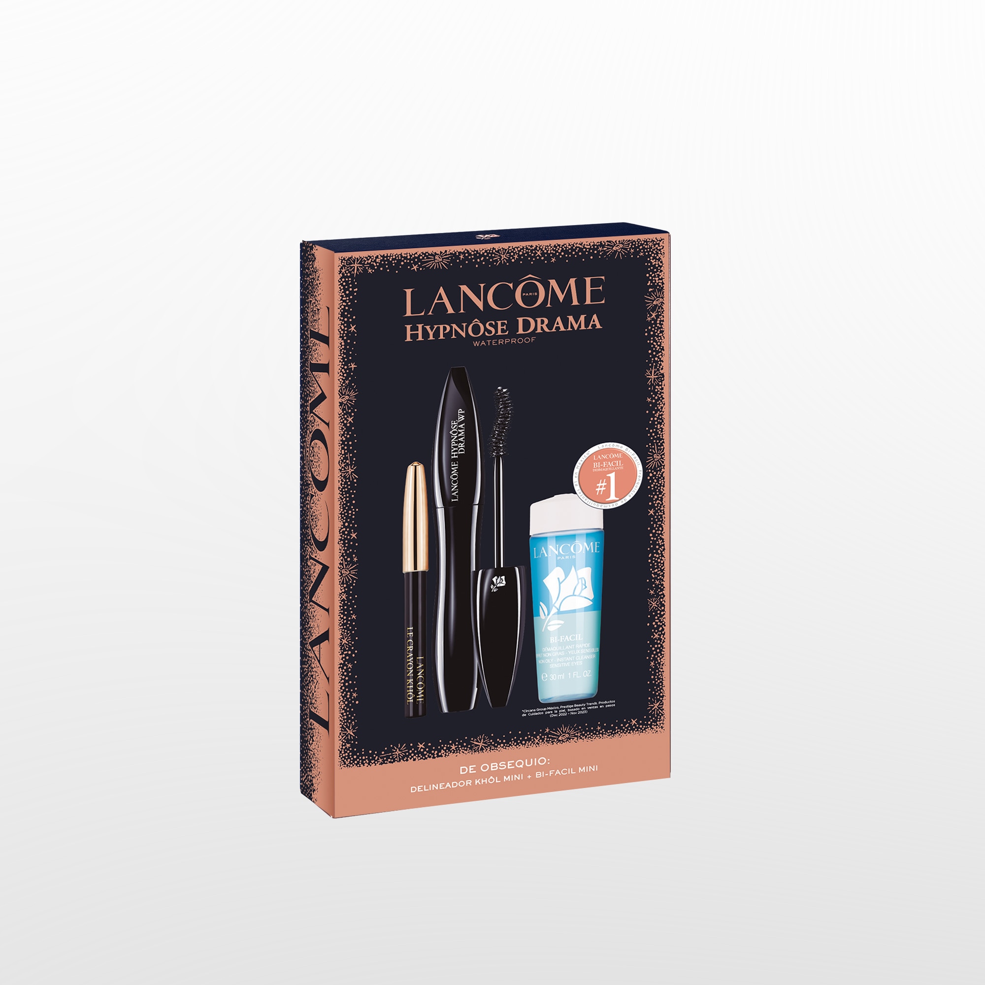 MÁSCARA DE PESTAÑAS HYPNÔSE DRAMA WATERPROOF SET DE REGALO LANCÔME (SET DE MAQUILLAJE PARA OJOS)